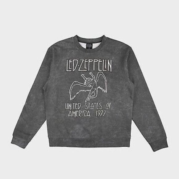 Men's Led Zeppelin Pullover Graphic USA Sweatshirt Small NWT‎ - Picture 1 of 2